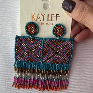 Multicolor Beaded Earrings